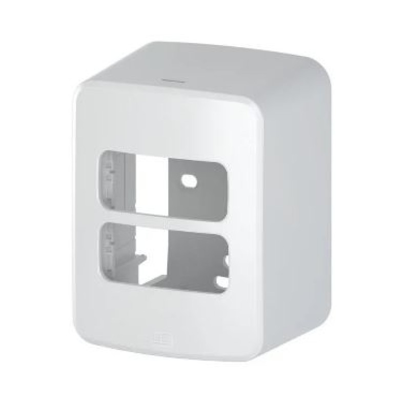 Conjunto Placa Sobrepor 2 Posição Weg Composé Branco R. 13671154