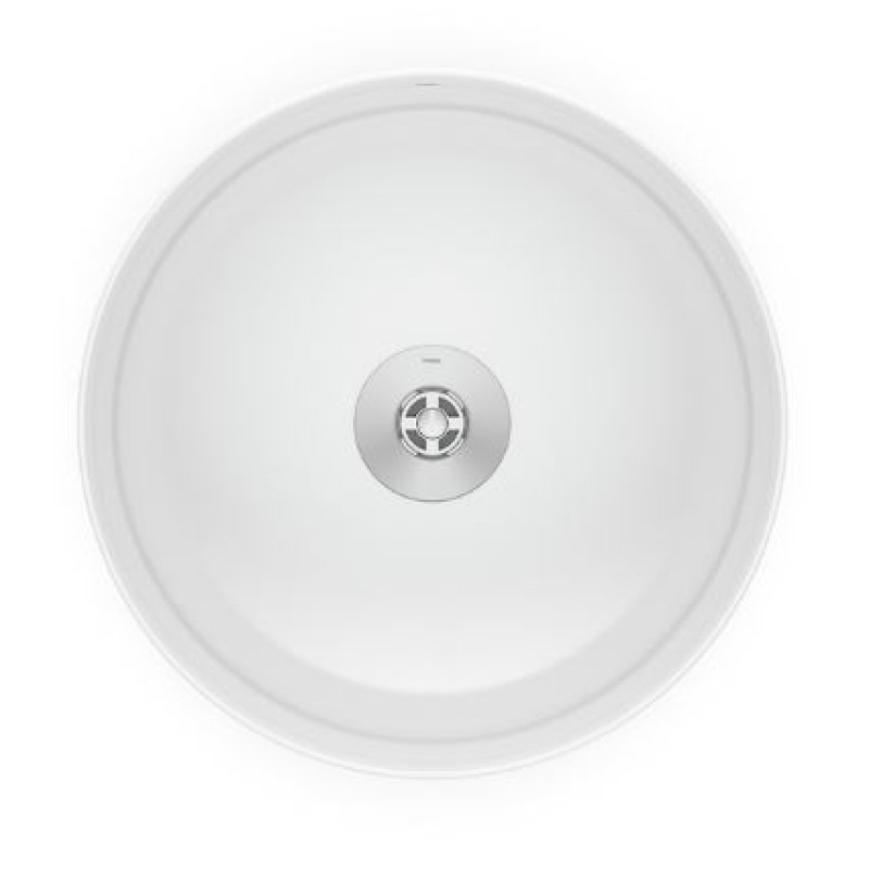 Cuba de Apoio Redonda Loft R0 Incepa 30 cm x 30 cm Branco