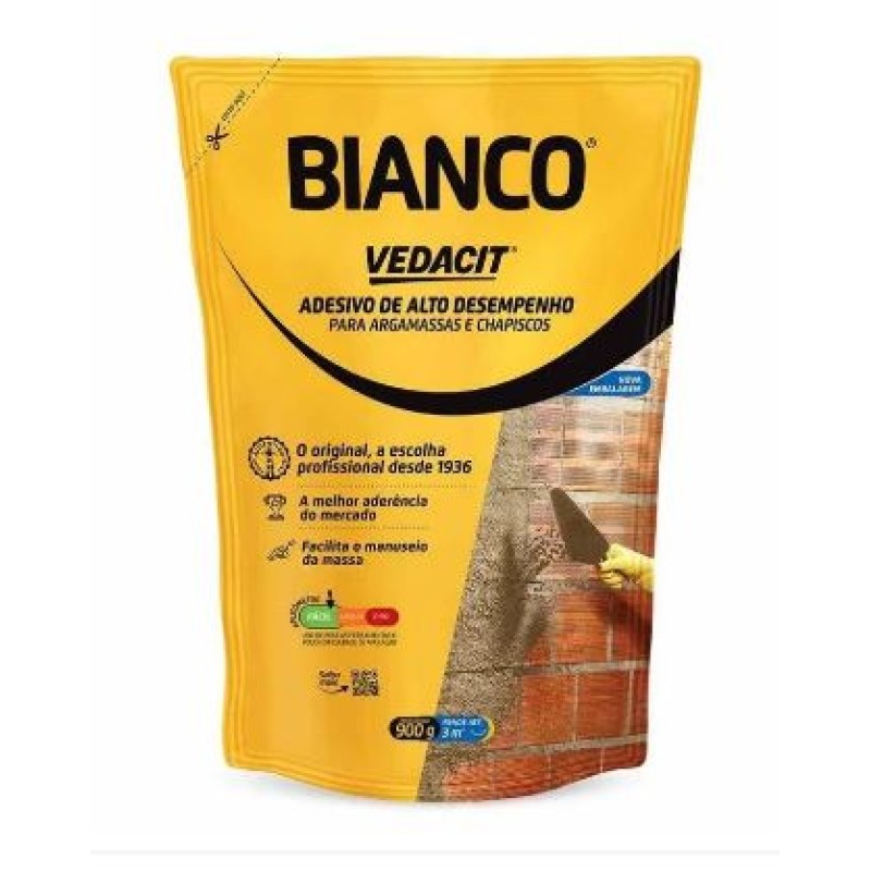 Aditivo Para Argamassa e Chapisco Bianco Vedacit 0,900 g 