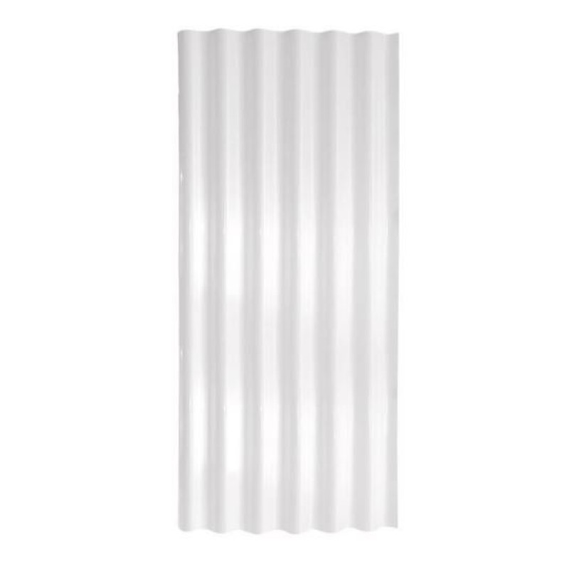 Telha Polipropileno Fibrarte 122 cm x 50 cm Branco