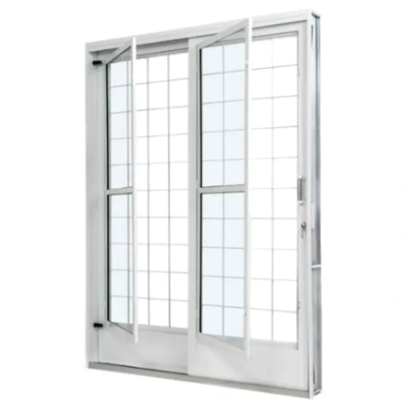 Porta Balcão Aço Ramassol 2 Folhas 160 cm x 215 cm R.14 cm Esquerda Branco Ref 1009961
