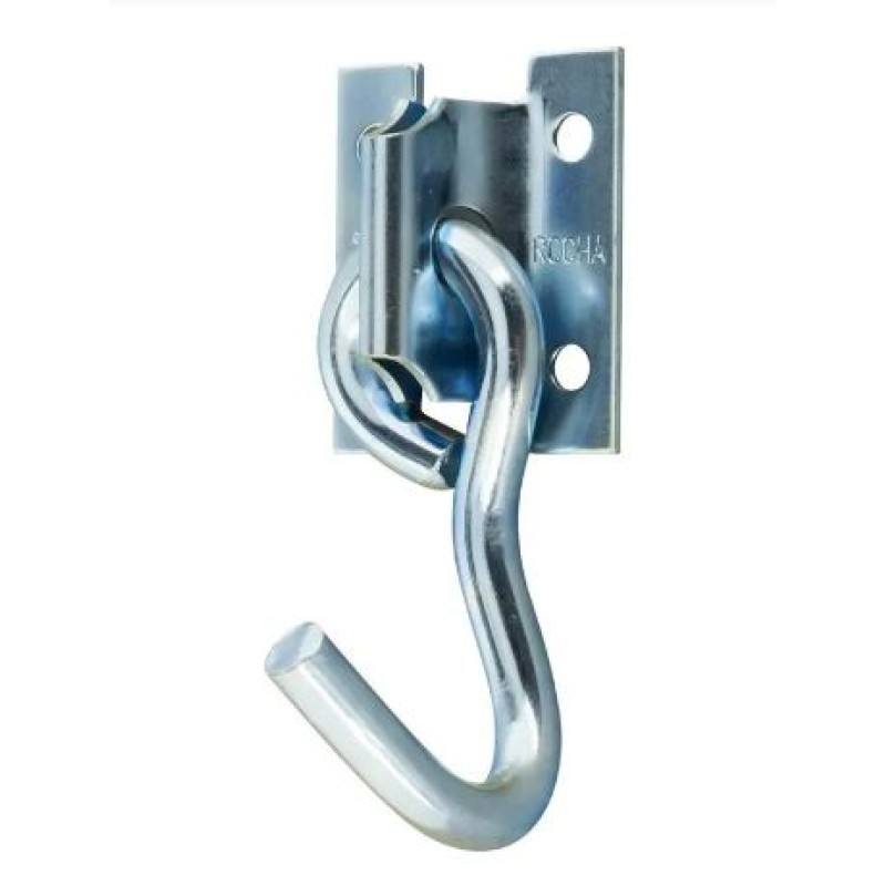 Gancho de Rede Parafusado Rocha 9,5mm Galvanizado