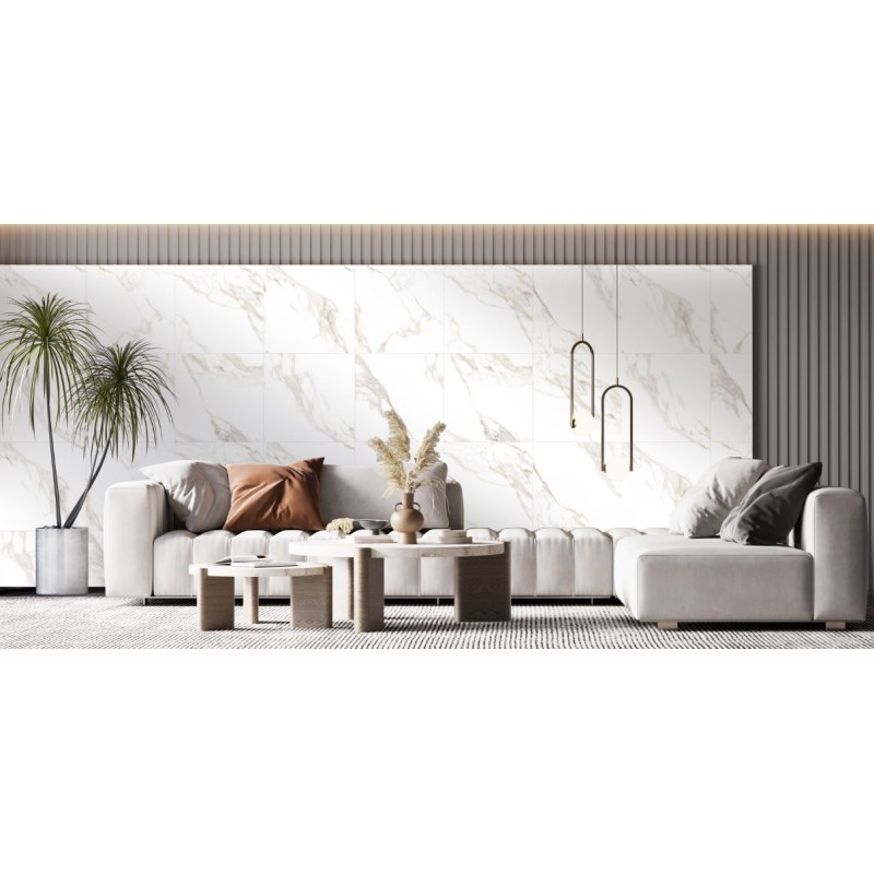 Porcelanato Delta Marmo Douro 70cm x 70cm Acetinado
