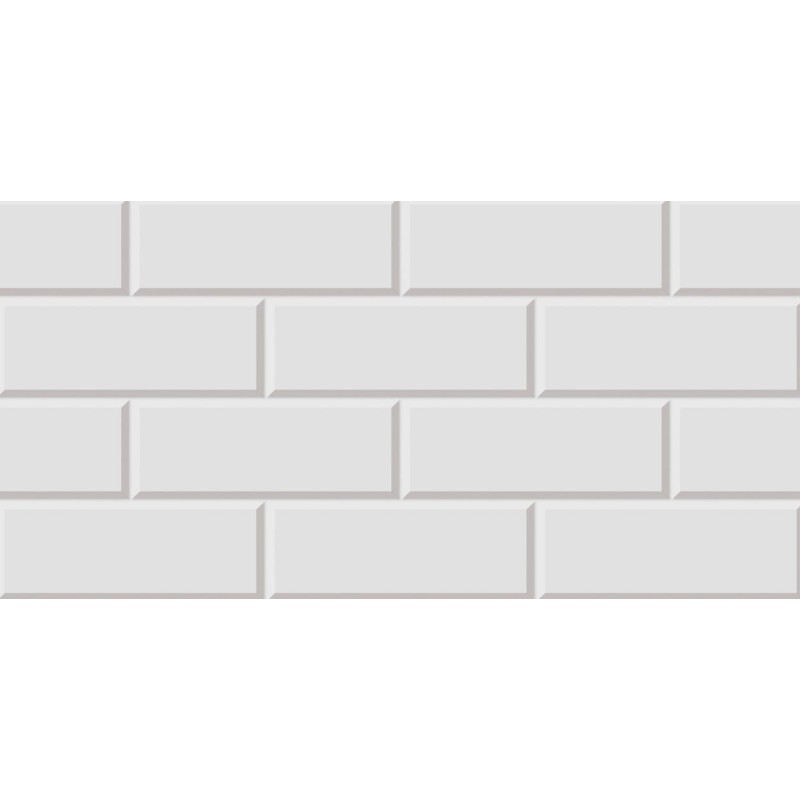 Revestimento Incopisos York Branco 339012 39cm x 75cm Acetinado
