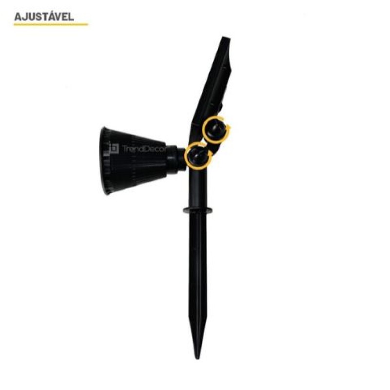 Espeto Jardim Solar Taschibra Sunshine 3W Luz Branca Preto