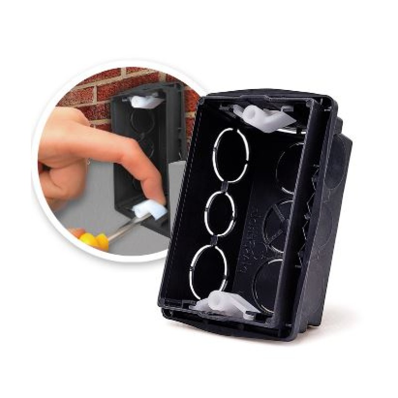 Caixa de Luz Sandalo 2x4 Preto
