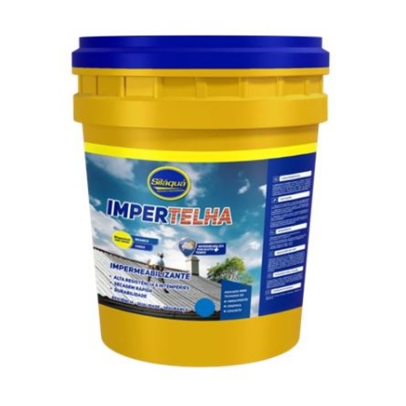 Impermeabilizante Acrílico Para Telha Siláqua Imper Telha 3,6kg