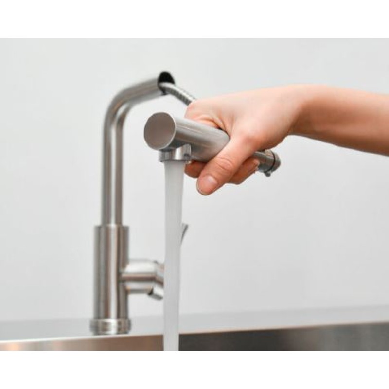 Torneira Monocomando Inox Tramontina C/Externsor Bancada R.94520/028 