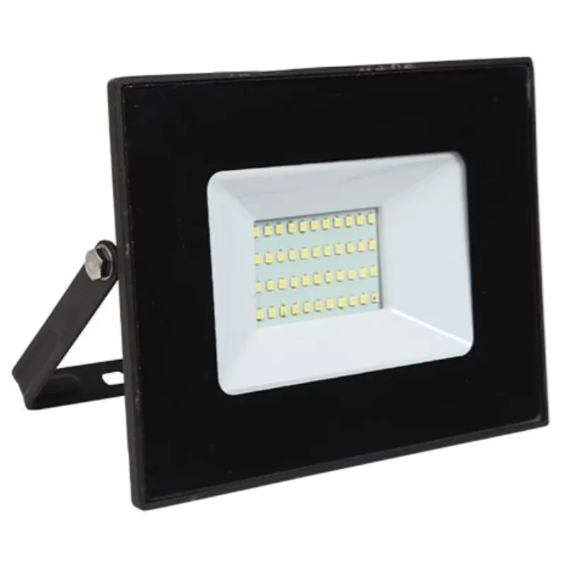 Refletor Led Slim Taschibra 30W Luz Amarela