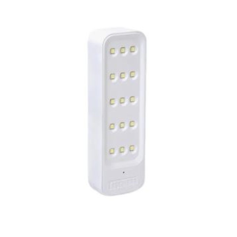 Luminária de Emergência Led Taschibra 15 Leds Branco