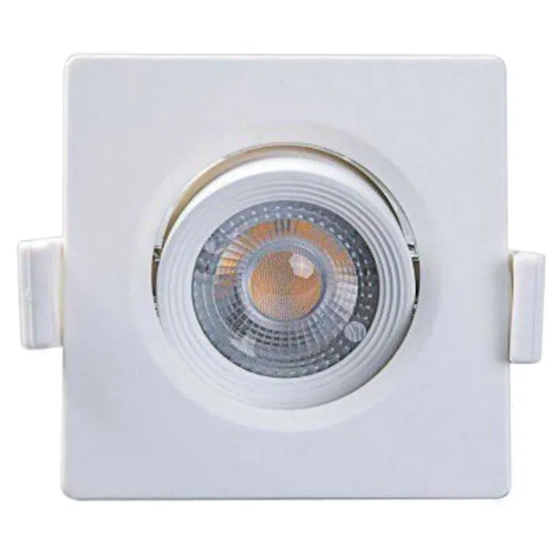 Spot Led Taschibra 5W Luz Neutra Quadrado