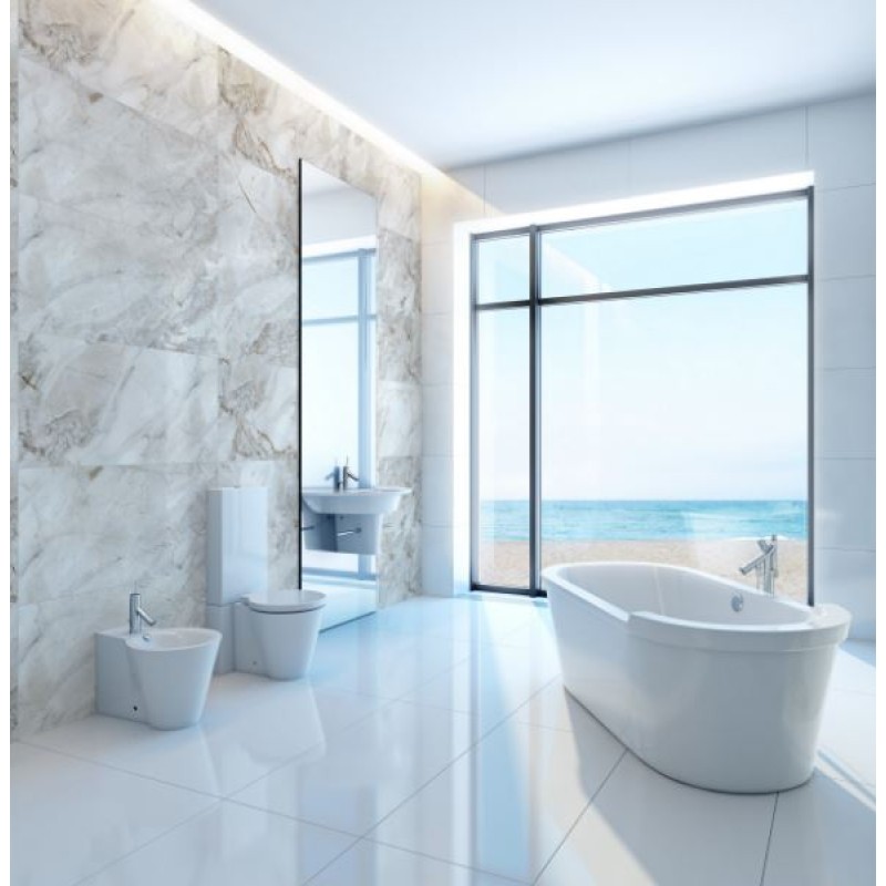 Porcelanato Delta Nevado 60cm x 120cm Polido