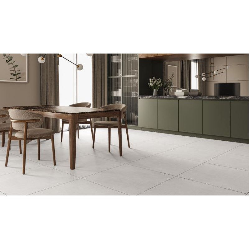 Porcelanato Gaudi Mocca Off White 81cm x 81cm Acetinado