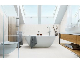 Porcelanato Delta Granada Off White 84cm x 84cm Acetinado