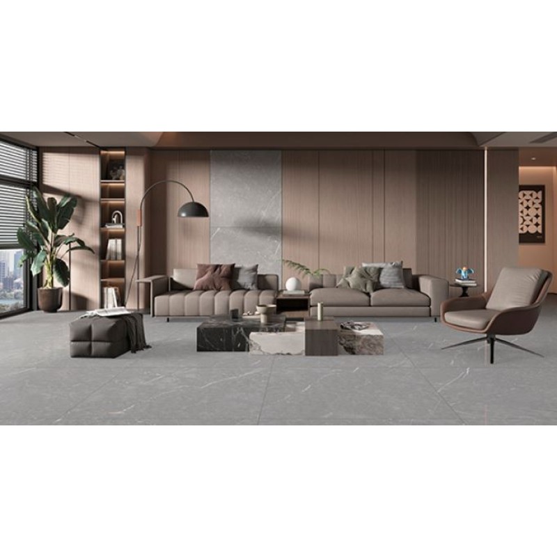 Porcelanato Delta Venato Grigio 120cm x 120cm Polido