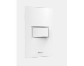 Conjunto Interruptor Simples Enerbras Beleze Branco Ref 1406-ES