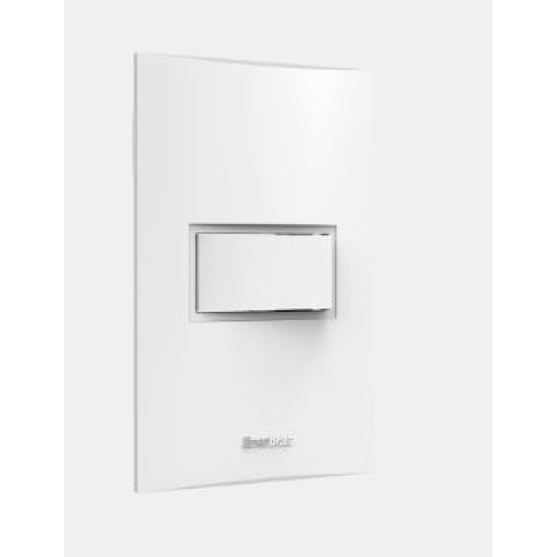 Conjunto Interruptor Simples Enerbras Beleze Branco Ref 1406-ES