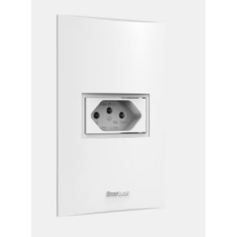 Kit 3 Tomadas 20 A Enerbras Beleze Branco Ref K1429-EN