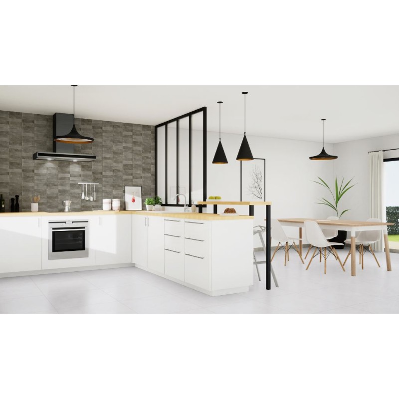 Porcelanato Delta Cotton 72cm x 72cm Acetinado