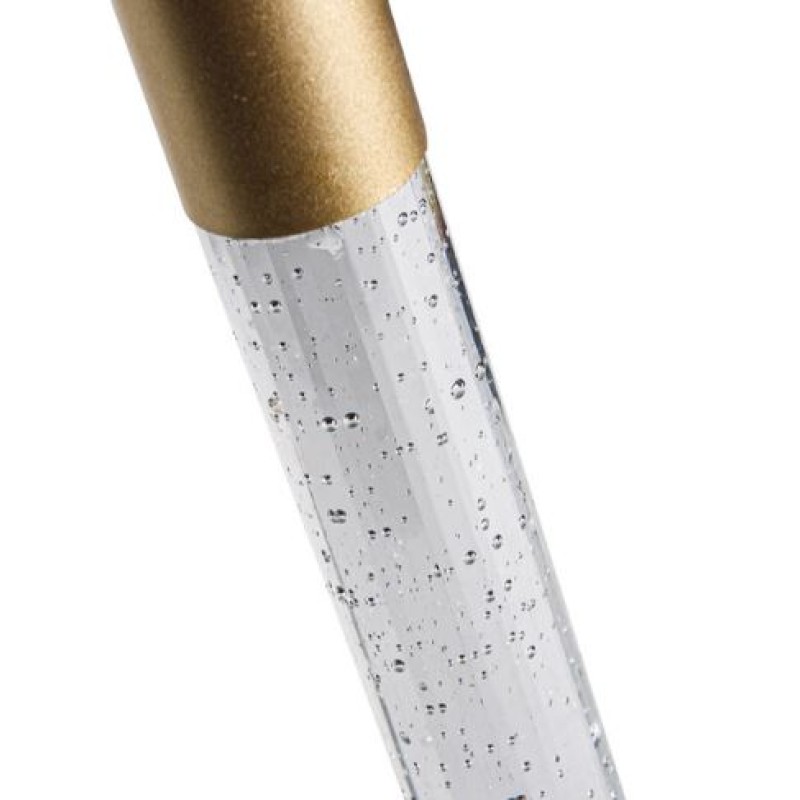 Pendente Led Taschibra Zaira 5W Luz Amarela Dourado