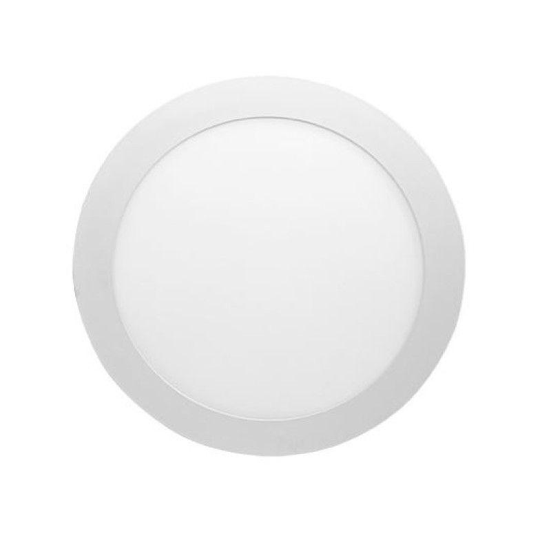 Painel de Embutir Led Taschibra 24W luz Amarela Redondo