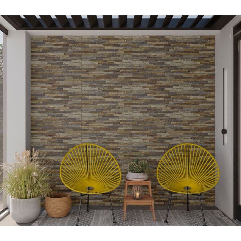 Revestimento Incopisos Minerale Ferro 539007 39cm x 75cm Rústico