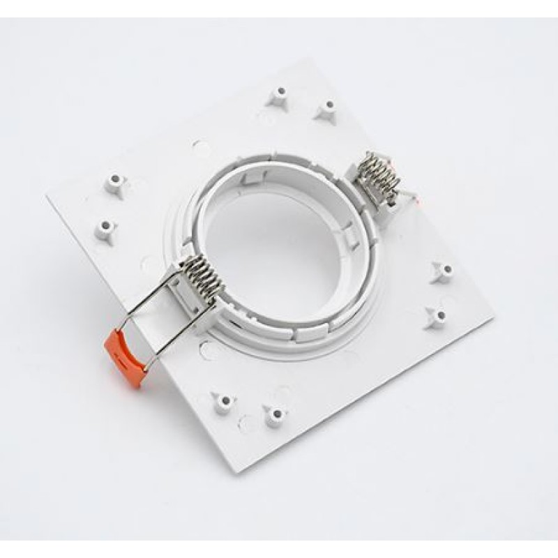 Spot Embutir Lâmpada MR16 Taschibra Quadrado Branco