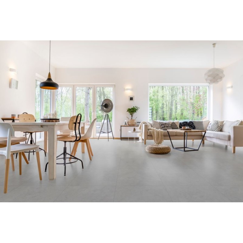 Porcelanato Delta Viena Aço 72cm x 72cm Acetinado