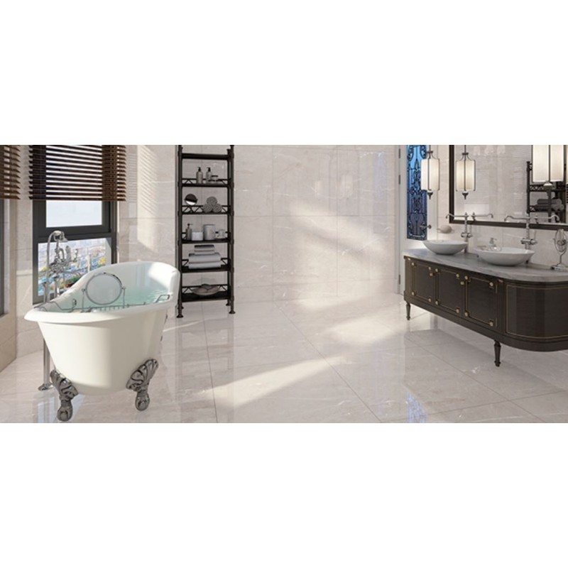 Porcelanato Delta Armani Avena 90cm x 90cm Polido