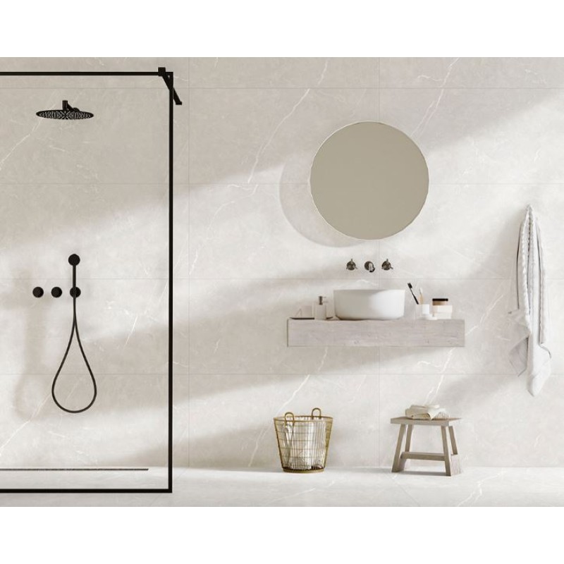 Porcelanato Delta Venato Off White 60cm x 120cm Acetinado
