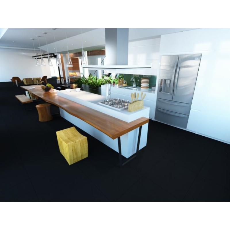 Porcelanato Delta Terra Nera 84cm x 84cm Acetinado