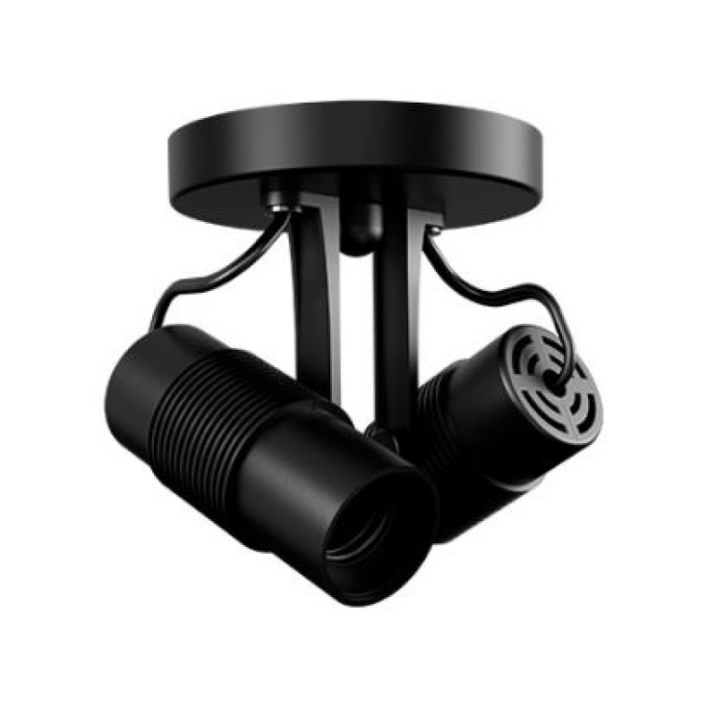 Spot de Teto Sobrepor Vitto Taschibra 2xE27 Preto