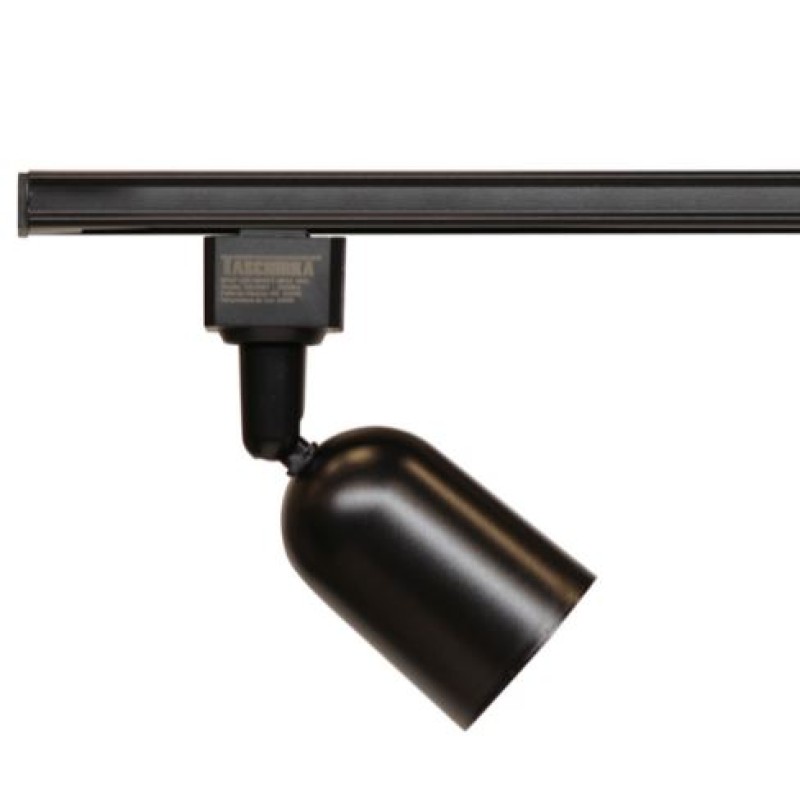 Spot Led Trilho Taschibra 6W Luz Amarela MR16 Preto