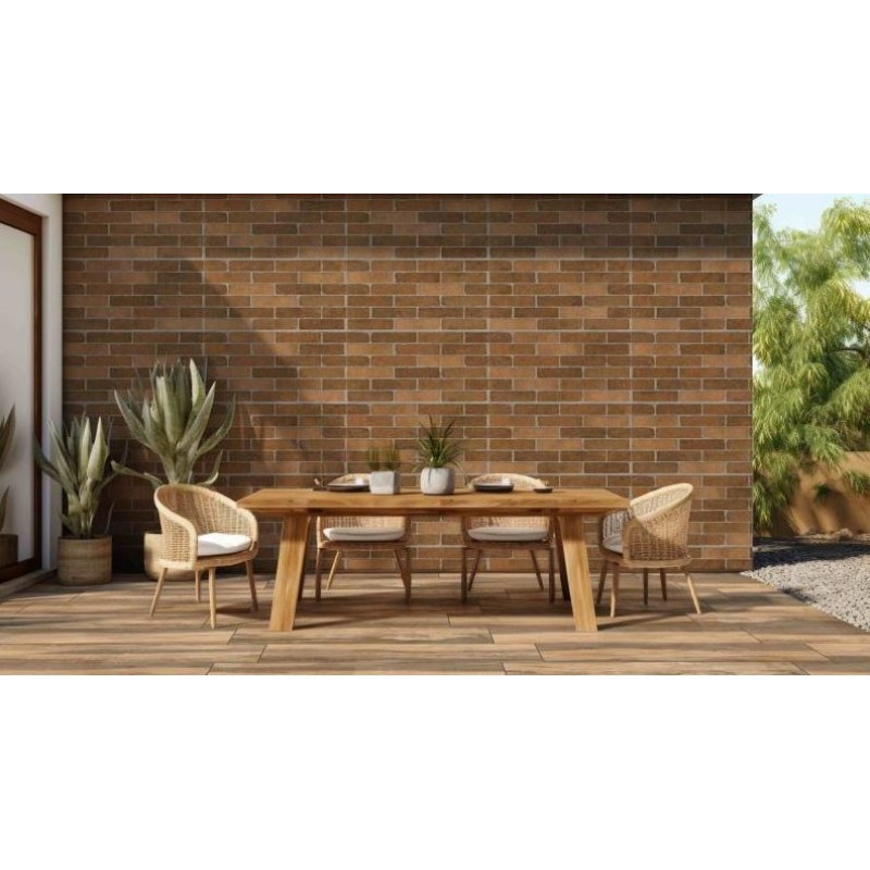 Piso Incefra Honey 27630 27cm x 110cm Retificado Acetinado