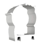 Abraçadeira Condulete Bluutec (1pol) Branco