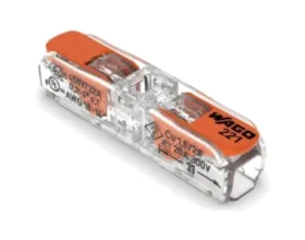 wago conector emenda 2p ate 4mm 221-2411 c/2pç
