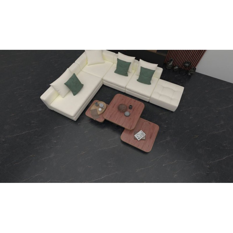 Porcelanato Delta Vene Doro Nero 60cm x 120cm Acetinado